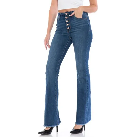 Angry Rabbit Button Fly Flare - Picture 4 of 5